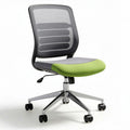 Mesh office chair with green seat and adjustable height 50 x 50 x 90cm